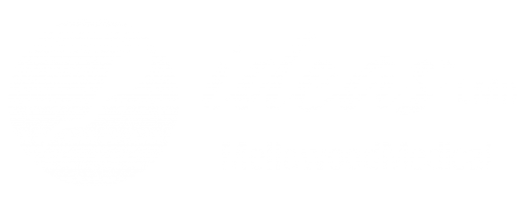 Mellowood Medical Inc. white logo